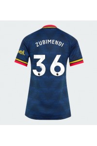 Arsenal Martin Zubimendi #36 Fotballdrakt Borte Klær Dame 2026-27 Korte ermer
